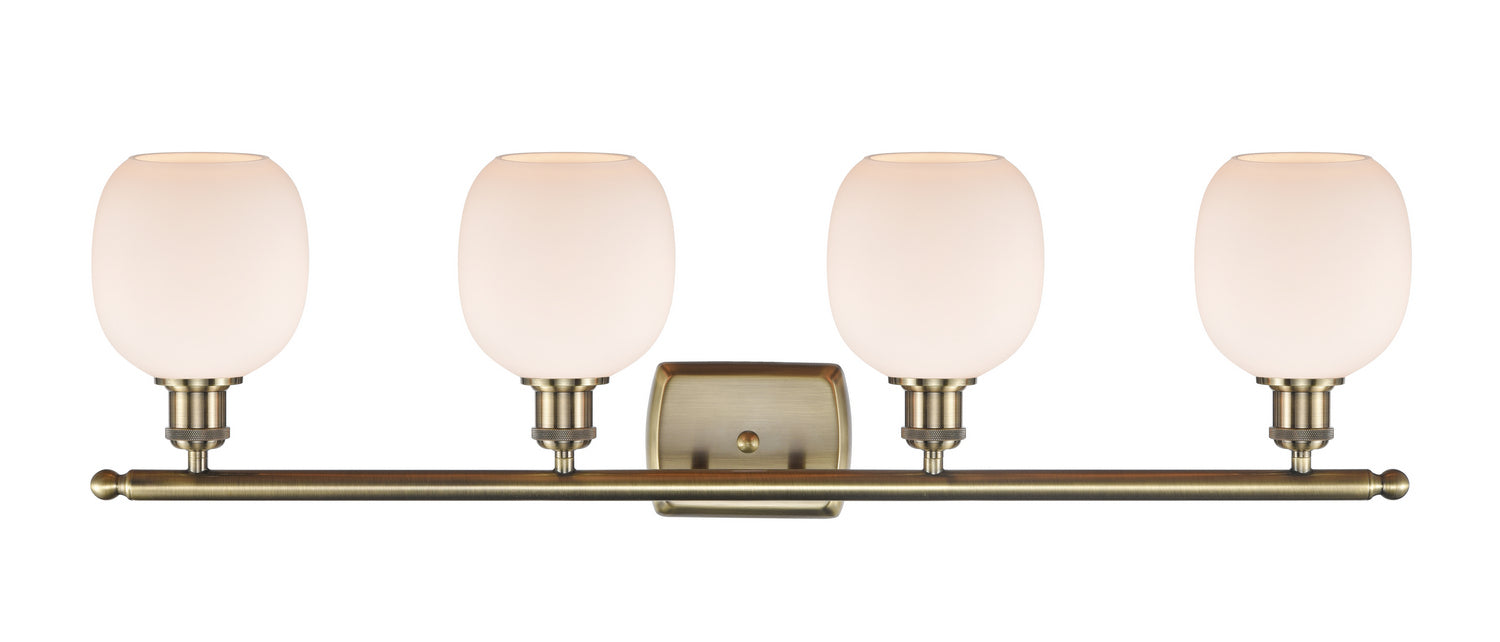 Four Light Bath Vanity from the Ballston collection in Antique Brass finish