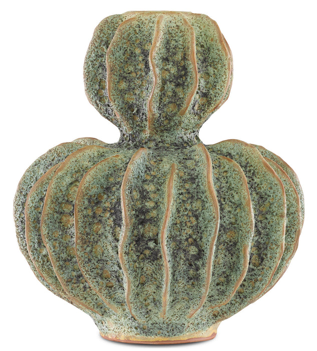 Vase in Moss Green finish