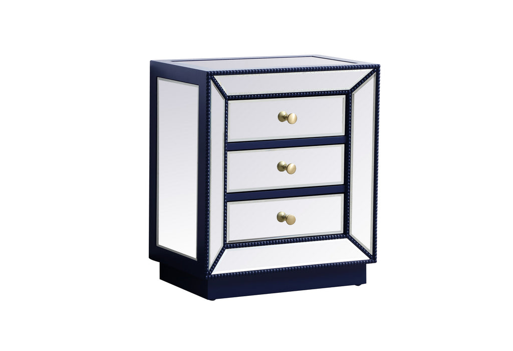 Chest from the Remi collection in Blue finish