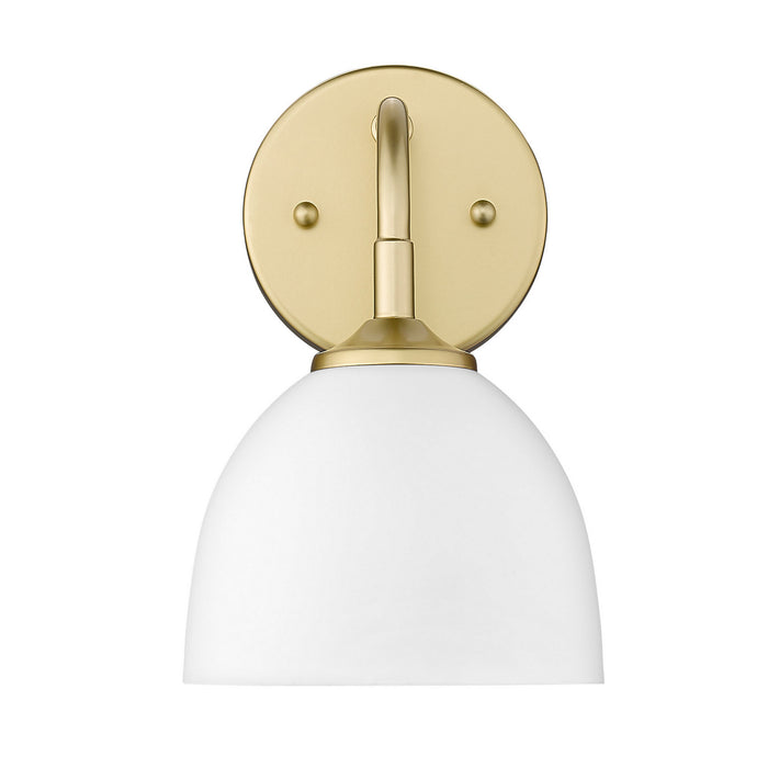 One Light Wall Sconce in Olympic Gold finish