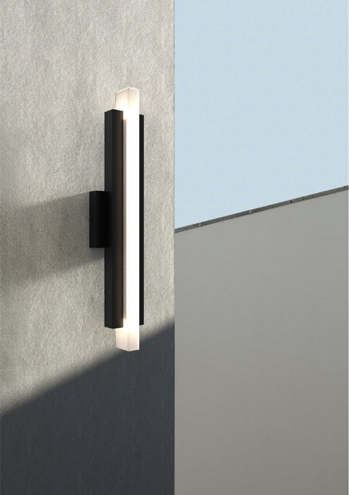 LED Wall Sconce in Black finish