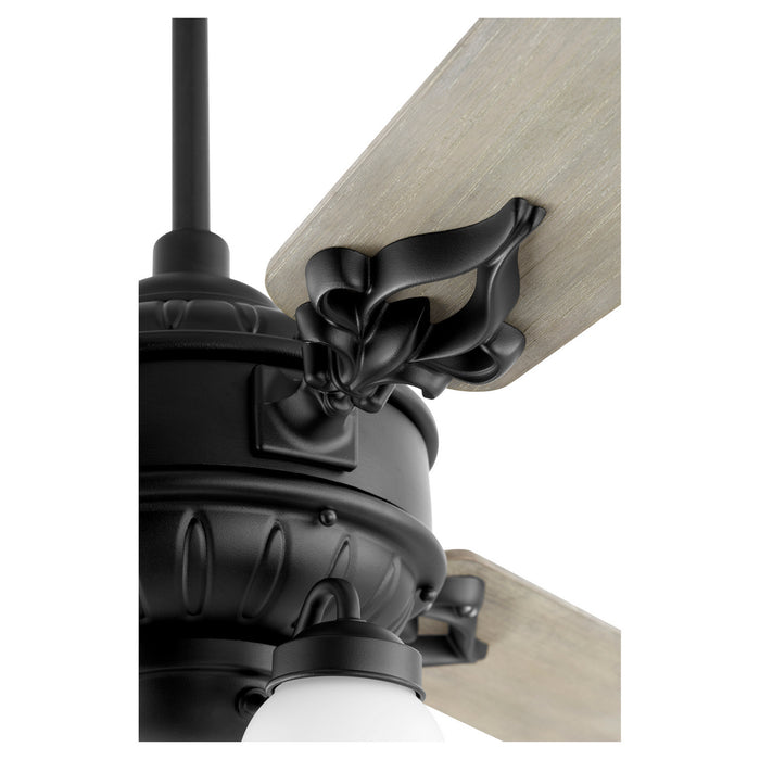 60``Ceiling Fan from the Brewster collection in Noir finish