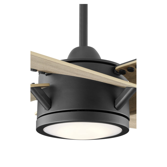 54``Ceiling Fan from the Axis collection in Noir finish