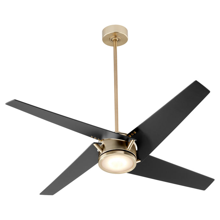 54``Ceiling Fan from the Axis collection in Aged Brass finish