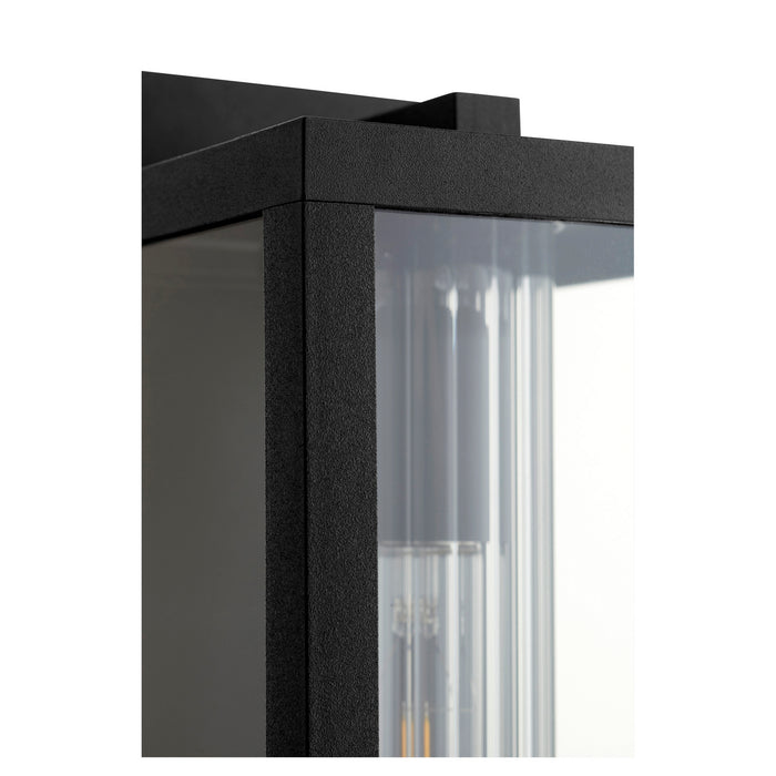 One Light Wall Mount from the Parks collection in Noir finish