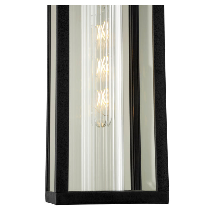 One Light Pendant from the Parks collection in Noir finish