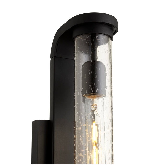 One Light Outdoor Lantern from the Vitro collection in Noir finish