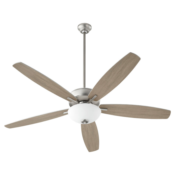 60``Ceiling Fan from the Breeze 60`` collection in Satin Nickel finish