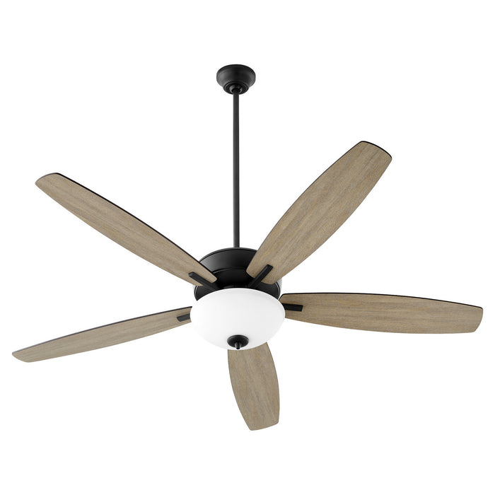 60``Ceiling Fan from the Breeze 60`` collection in Noir finish