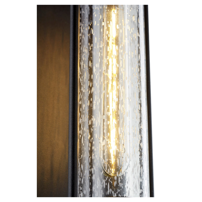 One Light Outdoor Lantern from the Roope collection in Noir finish