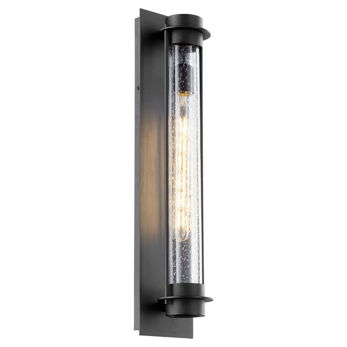 One Light Outdoor Lantern from the Roope collection in Noir finish