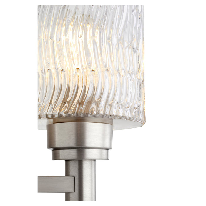 One Light Wall Mount from the Stadium collection in Satin Nickel finish