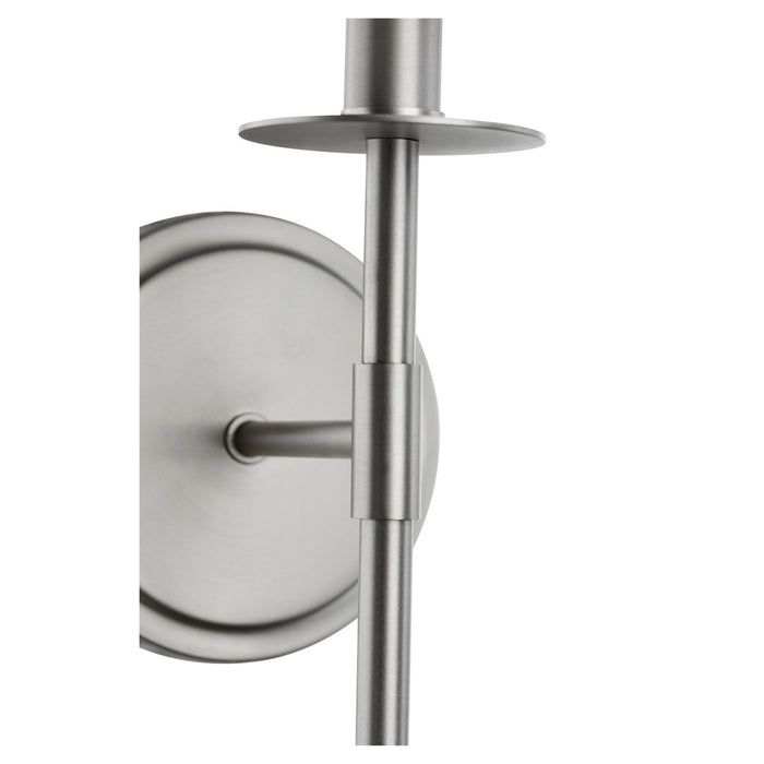 One Light Wall Mount in Satin Nickel finish
