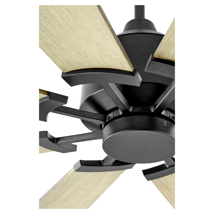 60``Patio Fan from the Mod collection in Matte Black finish