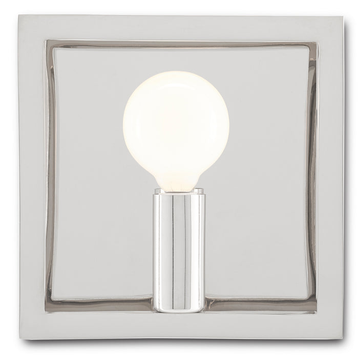 One Light Wall Sconce in Polished Nickel finish