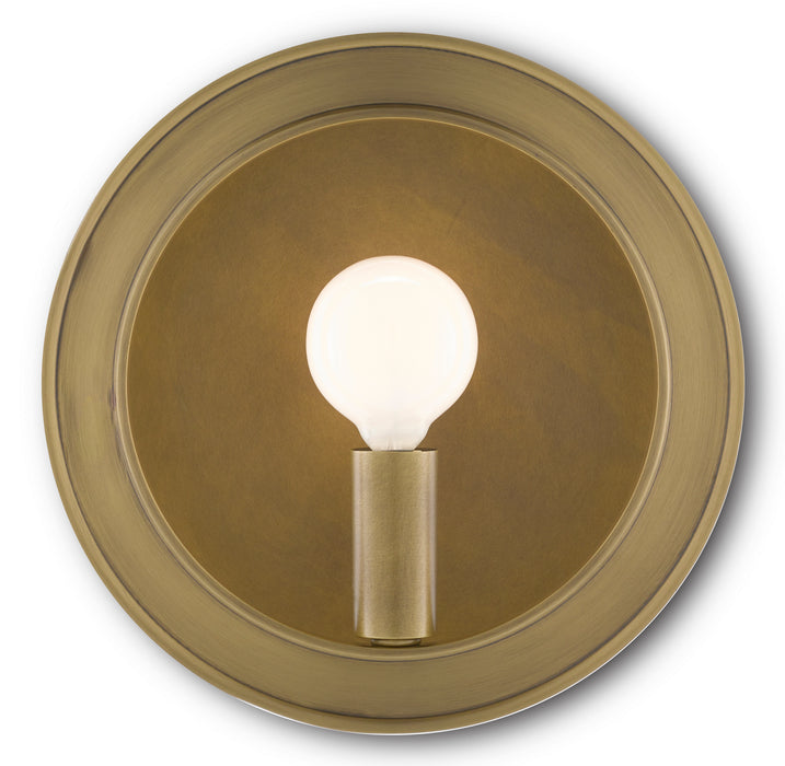 One Light Wall Sconce in Antique Brass finish