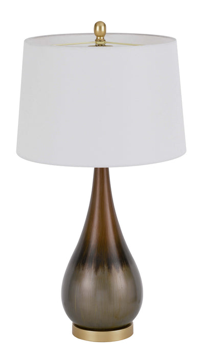One Light Table Lamp from the Carmi collection in Antique Brass finish