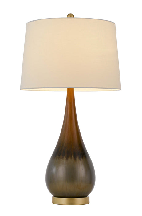 One Light Table Lamp from the Carmi collection in Antique Brass finish