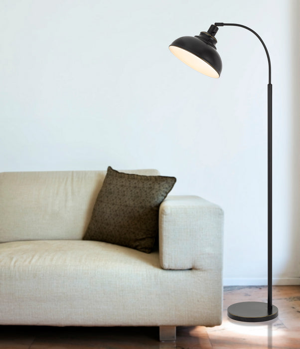 One Light Floor Lamp from the Dijon collection in Dark Bronze finish