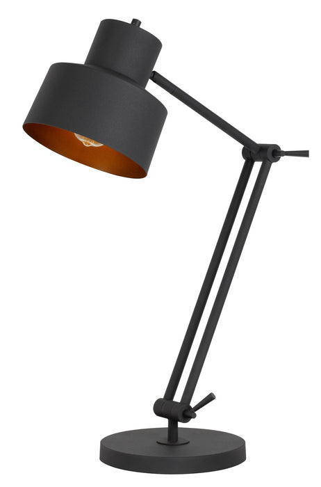 One Light Desk Lamp from the Davidson collection in Matte Black finish