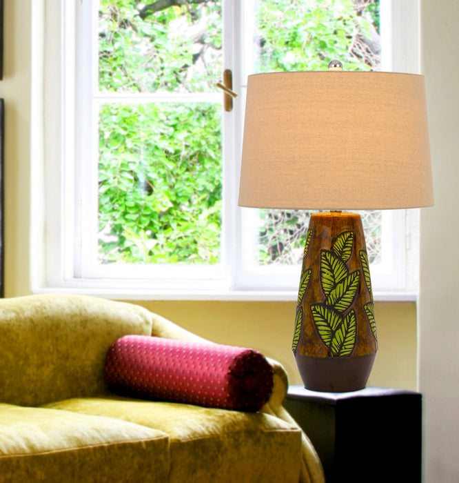 One Light Table Lamp from the Hanson collection in Cocoa finish