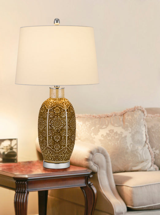 One Light Table Lamp from the Olive collection in Cinnamon finish