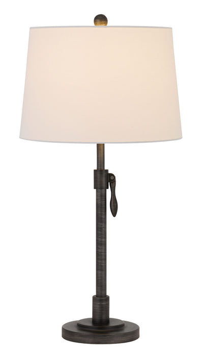 One Light Table Lamp from the Riverwood collection in Antique Silver finish