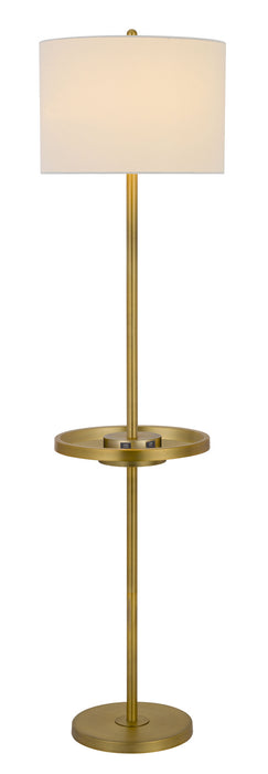 One Light Floor Lamp from the Crofton collection in Antique Brass finish