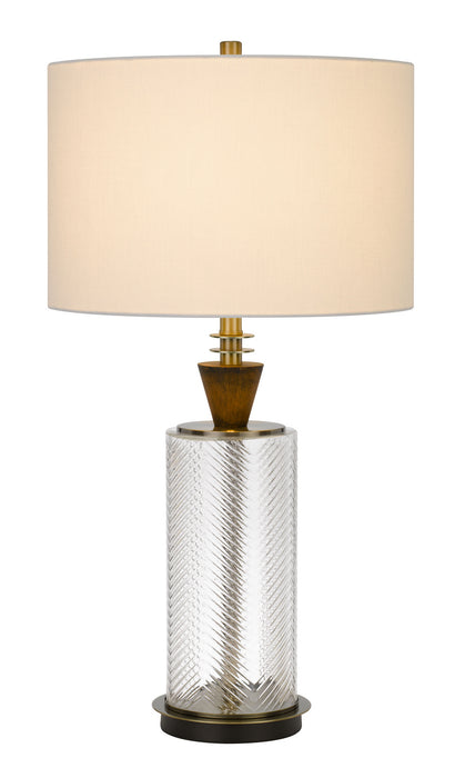 One Light Table Lamp from the Sherwood collection in Glass/Dark Bronze finish