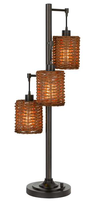 Three Light Table Lamp from the Connell collection in Dark Bronze finish