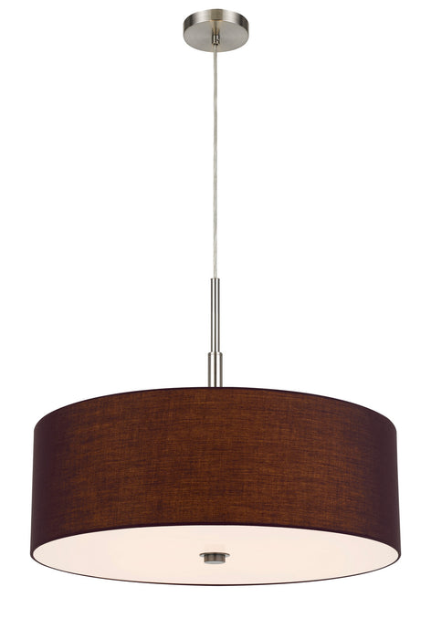 Four Light Pendant from the Lonoke collection in Plum finish