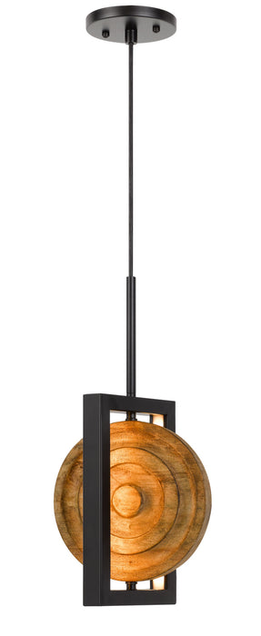 LED Mini Pendant from the Fano collection in Pine finish