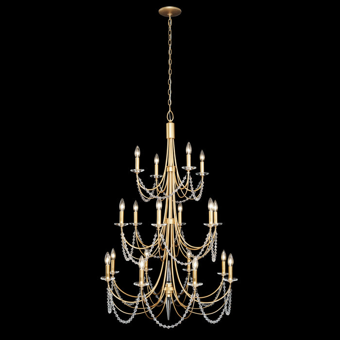 18 Light Chandelier from the Brentwood collection in French Gold finish