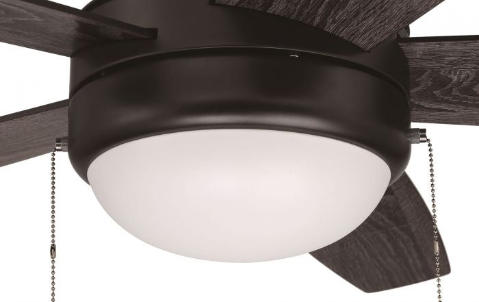 52``Ceiling Fan from the Phaze Energy Star 5 Blade collection in Flat Black finish