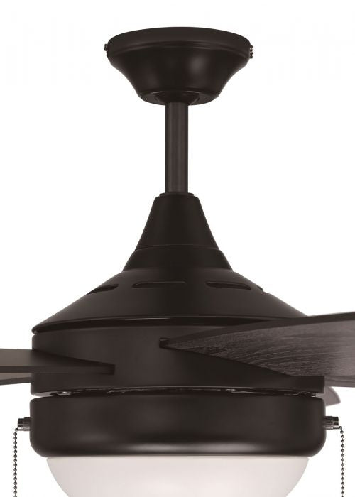 52``Ceiling Fan from the Phaze Energy Star 5 Blade collection in Flat Black finish