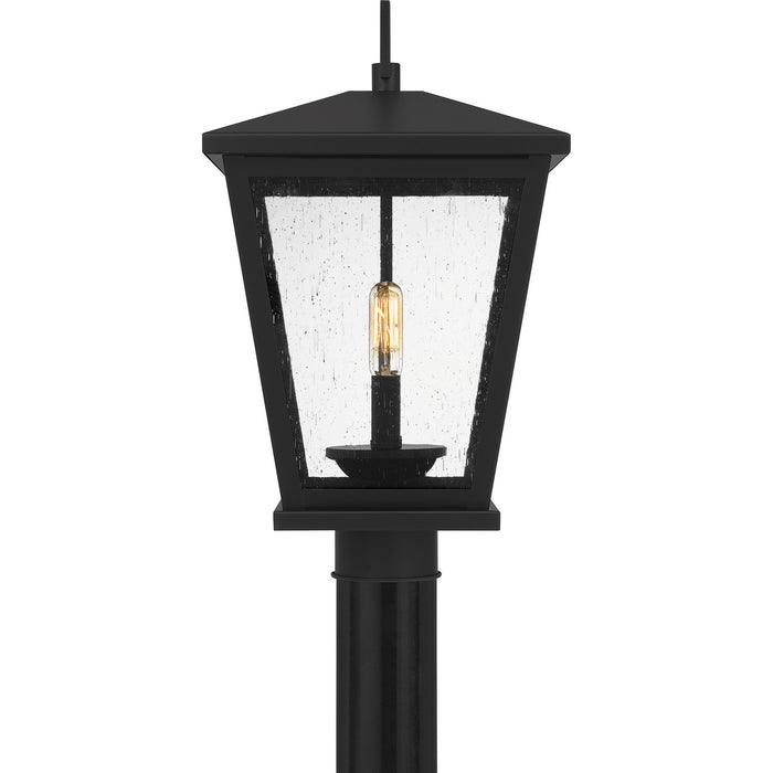 One Light Outdoor Post Mount from the Joffrey collection in Matte Black finish