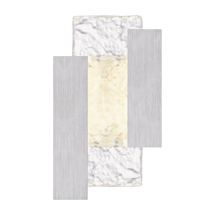 LED Outdoor Wall Mount from the Miranda collection in Brushed Aluminum finish