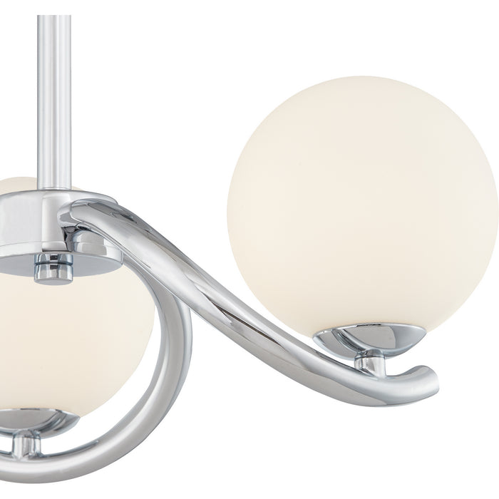 LED Semi Flush Mount from the Essence collection in Polished Chrome finish