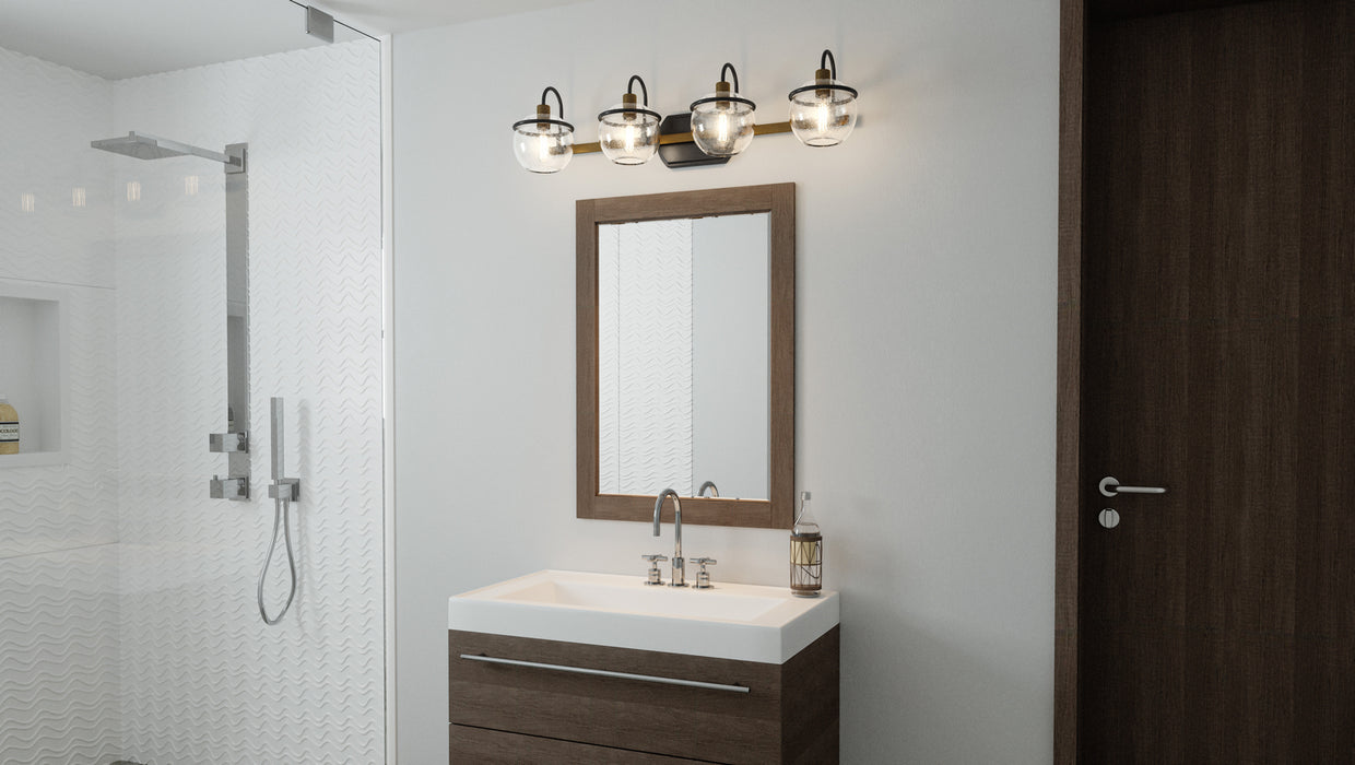 Four Light Bath from the Phoenix collection in Western Bronze finish