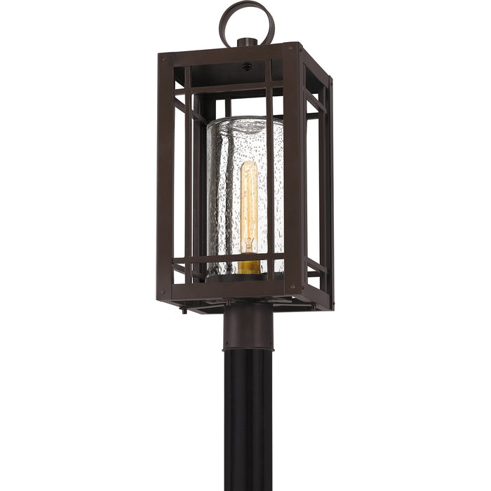One Light Outdoor Post Mount from the Pelham collection in Western Bronze finish