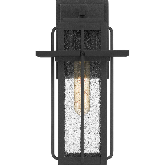 One Light Outdoor Wall Mount from the Randall collection in Mottled Black finish