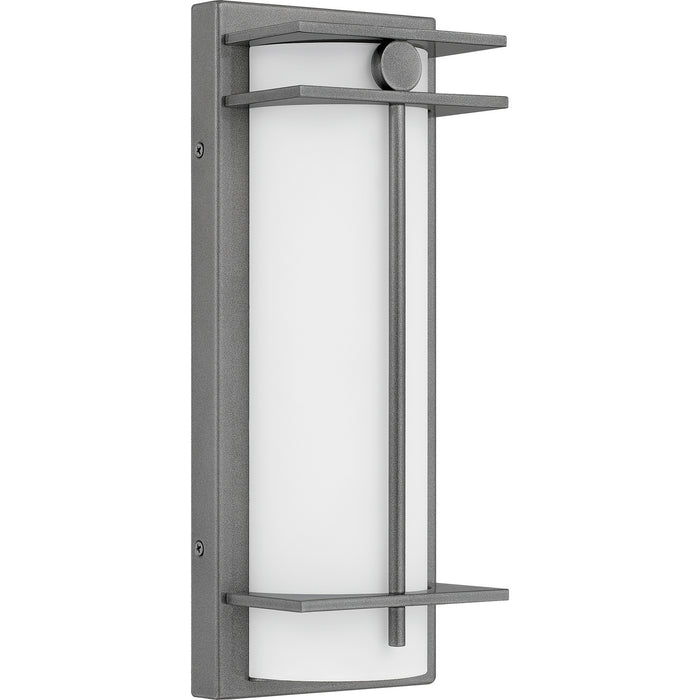 LED Outdoor Wall Mount from the Syndall collection in Titanium finish