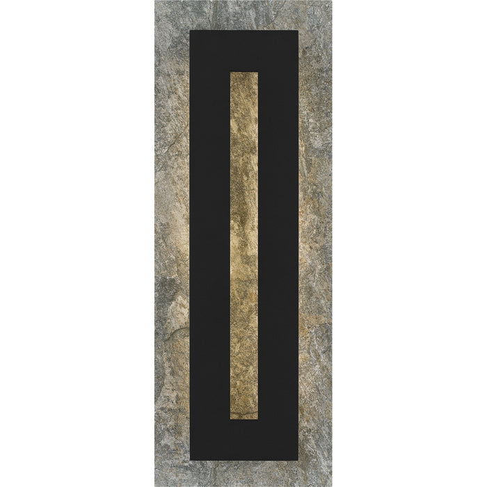 LED Outdoor Wall Mount from the Tate collection in Earth Black finish