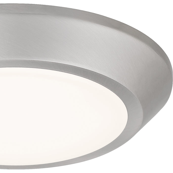 LED Flush Mount from the Verge collection in Brushed Nickel finish