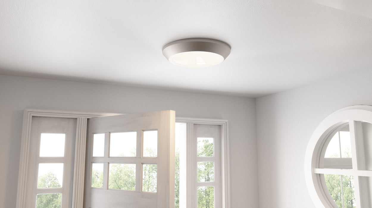 LED Flush Mount from the Verge collection in Brushed Nickel finish
