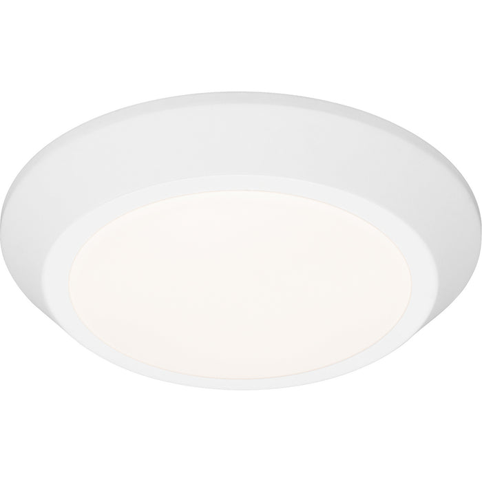 LED Flush Mount from the Verge collection in White Lustre finish