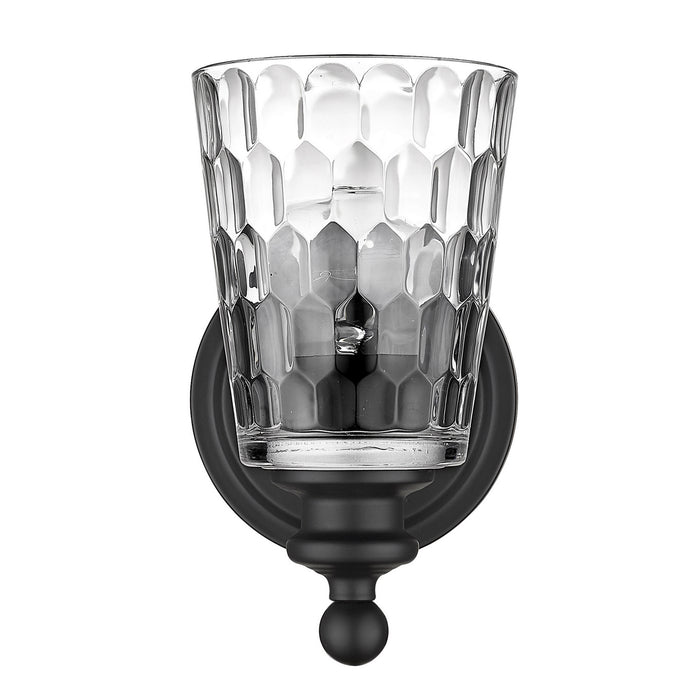 One Light Wall Sconce from the Mae collection in Matte Black finish