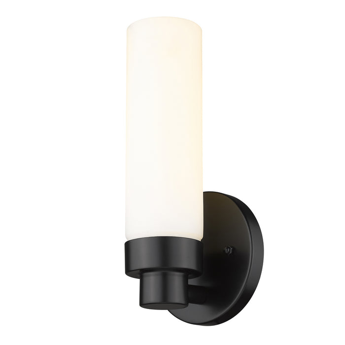 One Light Wall Sconce from the Valmont collection in Matte Black finish