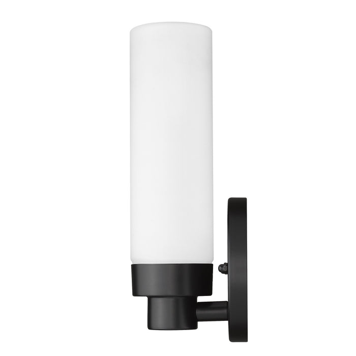One Light Wall Sconce from the Valmont collection in Matte Black finish