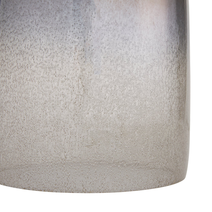 One Light Lamp in Smoke Luster Ombre finish